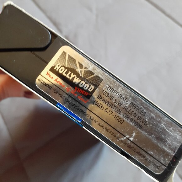 The X-Files Movie VHS 1998 THX Hollywood Video Rental Horror Scifi X Files - Picture 7 of 8